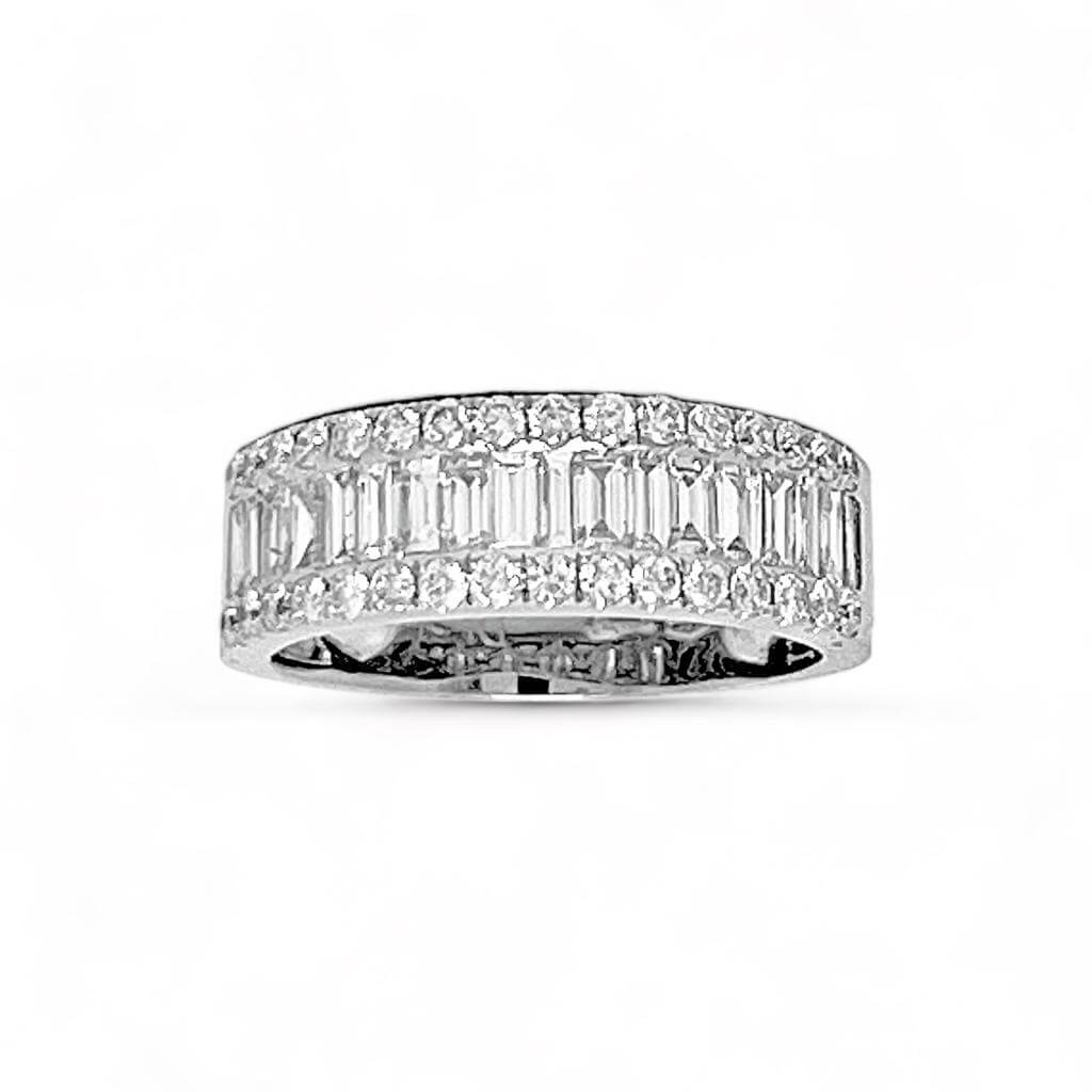 Eternity Ring with Baguette Diamonds Art.3919RW