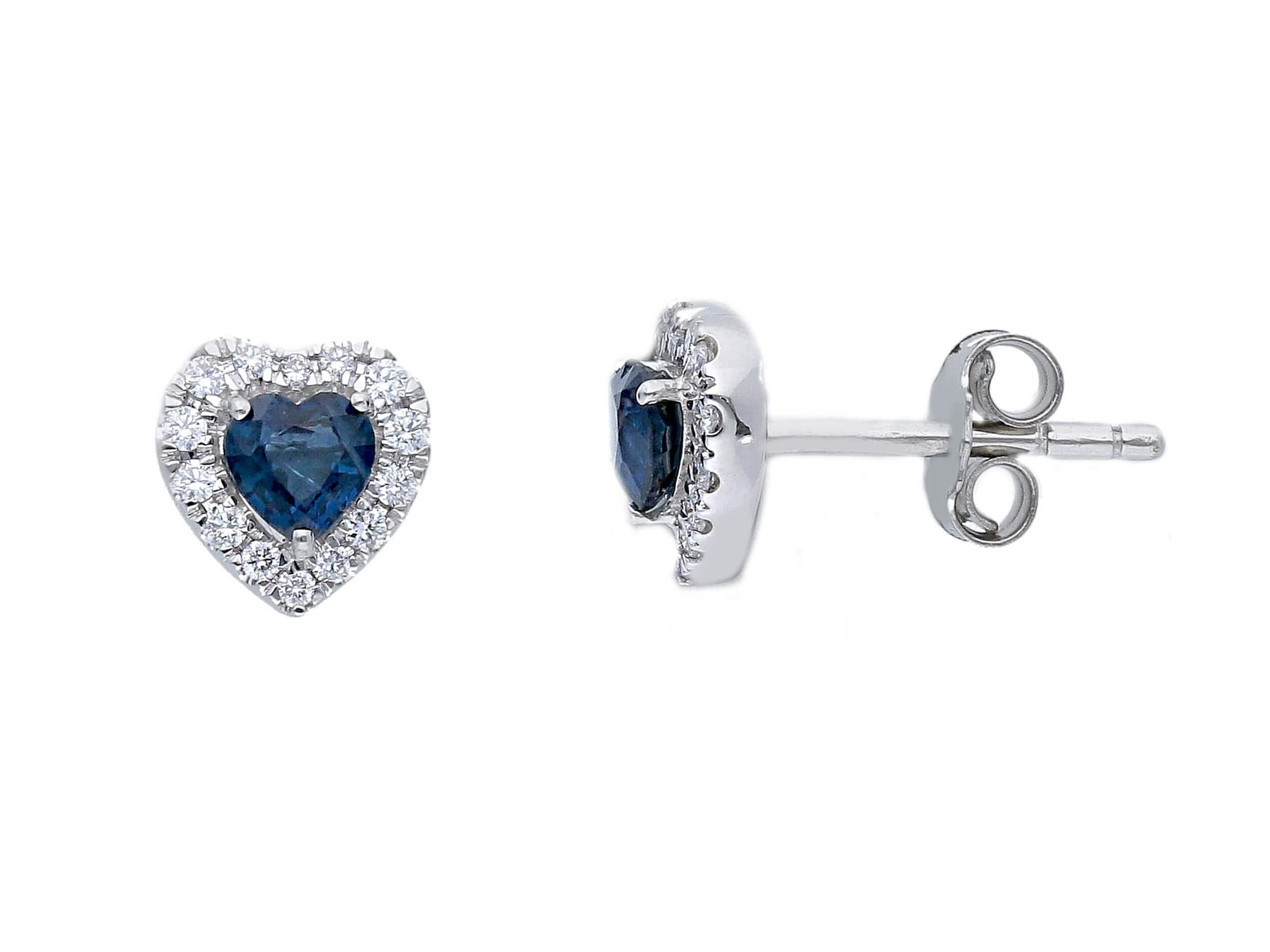 Sapphire Earrings Blue Gold and Diamonds BELLE EPOQUE Art. 225833