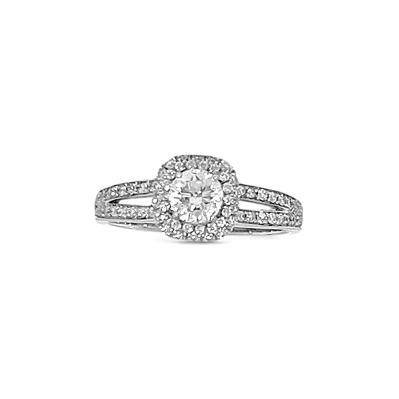 Solitaire diamond ring certified GIA America pursuant to Article 544/A