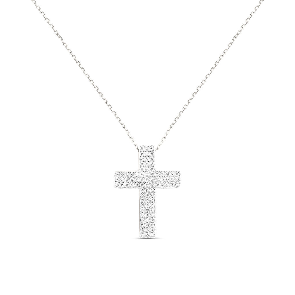 Cross pendant with diamonds art.GR420