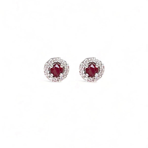 BELLE EPOQUE Rubies and Diamonds Earrings Art.OR1247