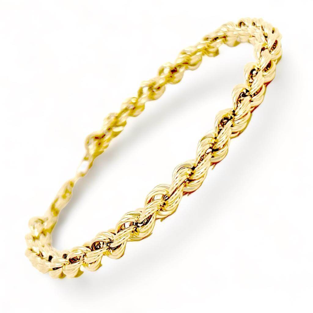 Bracciale torchon oro giallo  Art.CORDA5