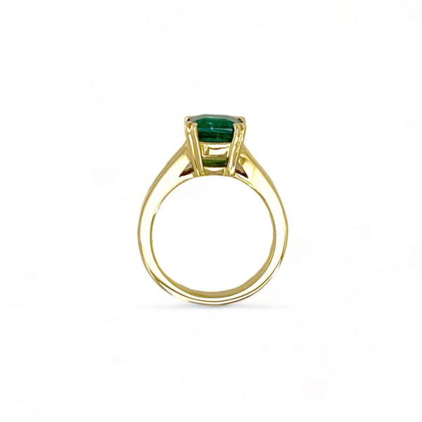 Anello smeraldo e diamanti oro giallo GEMME art.RC02121