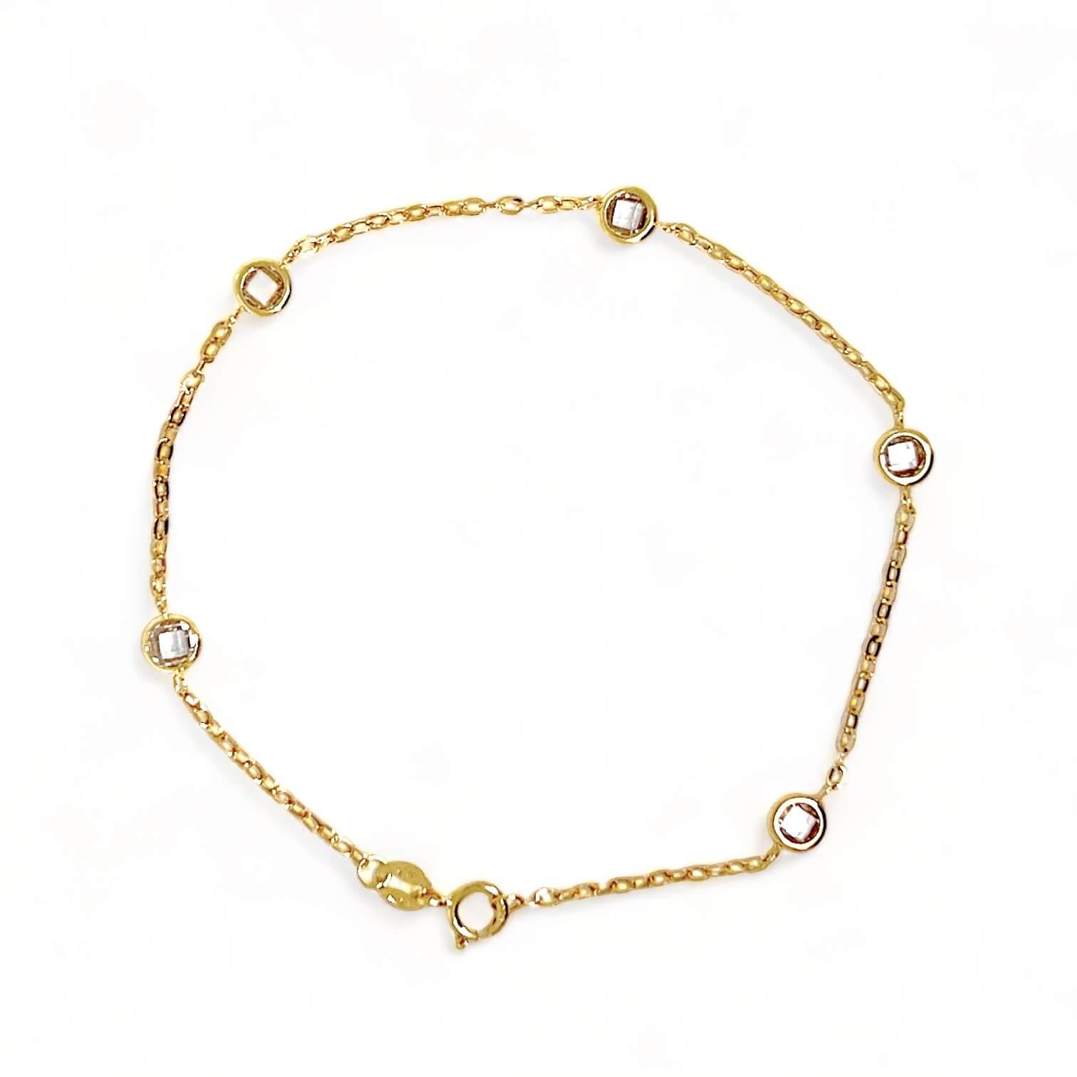 Bracciale in oro e quarzi Art. MASBR7