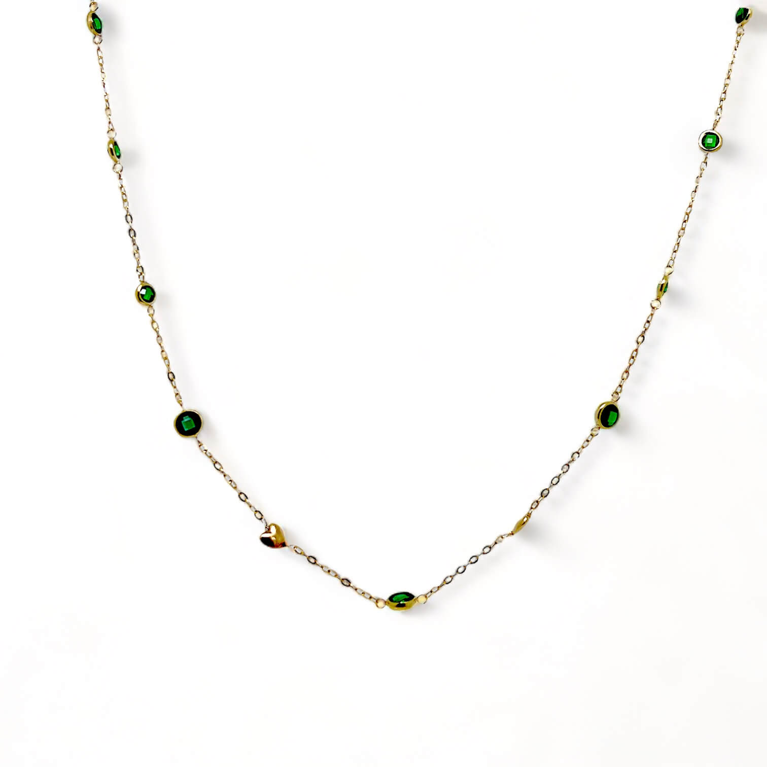 Chain choker necklace with quartz Art. MASGR2