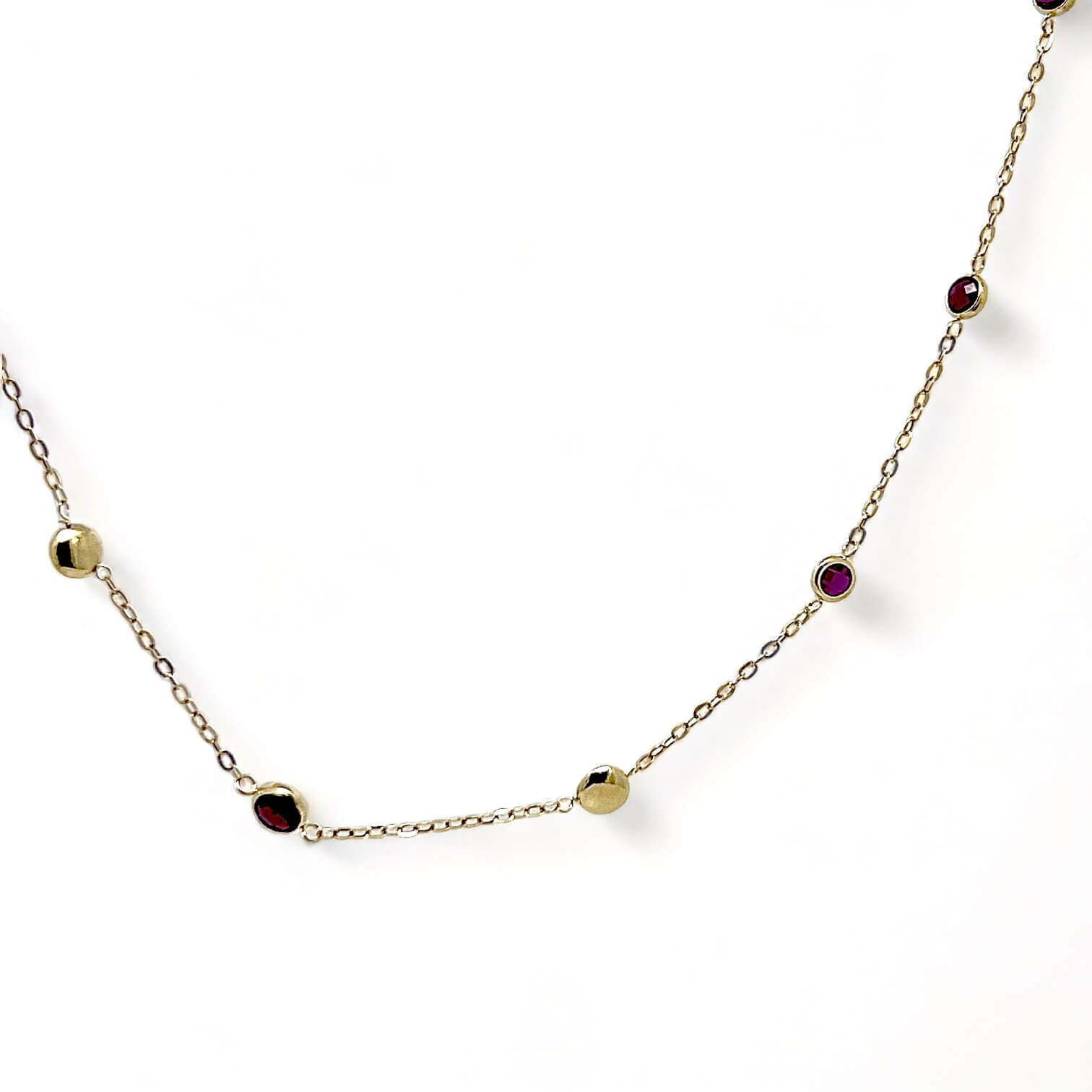 Chain choker necklace with quartz Art. MASGR1