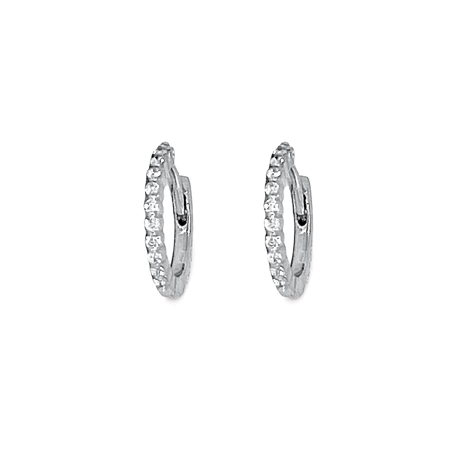 Gold and diamond hoop earrings Art. 8994519