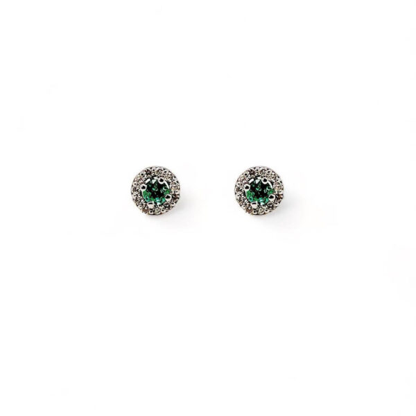 Orecchini smeraldo diamanti e oro BELLE EPOQUE art. OR1262-1