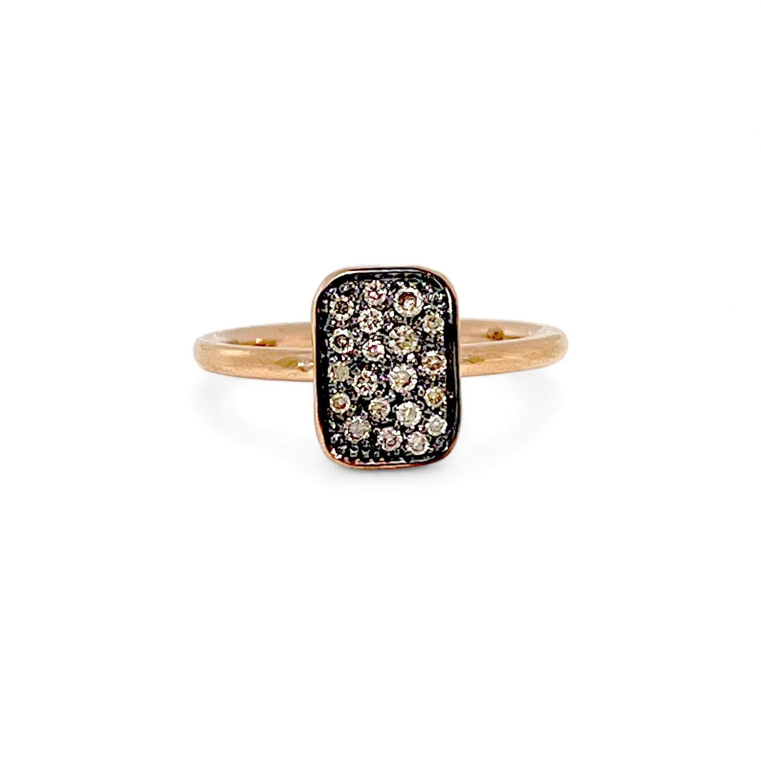 TOPPINA rose gold and diamond ring Art. 7773BW