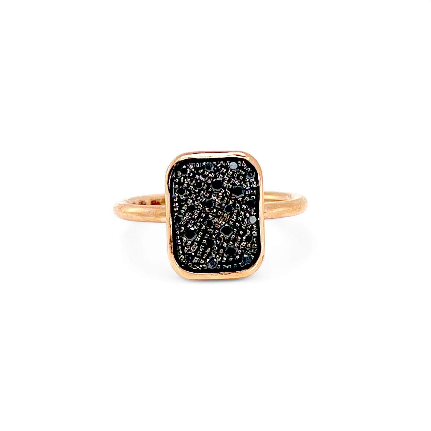 TOPPINA rose gold and diamond ring Art. 7774BK