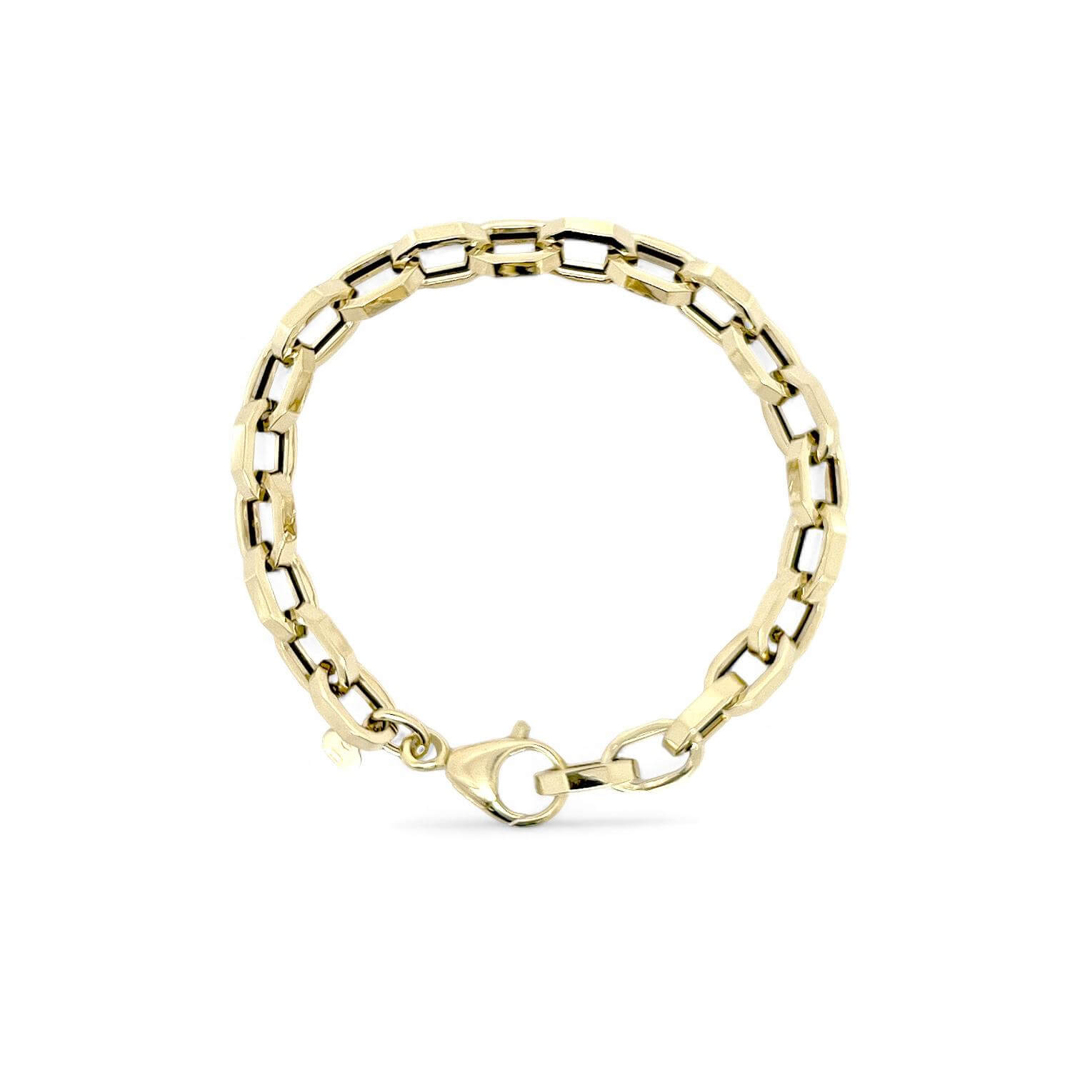 Bracciale a catena in oro giallo art. BRCATENA5