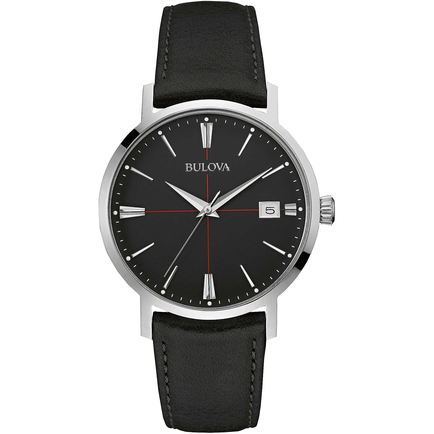 Orologio Bulova Classic Elegant in pelle nero - 96B104