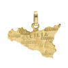 Ciondolo Sicilia in Oro 18kt ART: CSICOR19