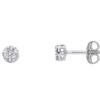 orecchini punto luce oro diamanti cipolla dal 1950 gioiellieri palermo gioielleria palermo Light point earrings in gold and diamonds DROPS OF LIGHT Art. 108764
