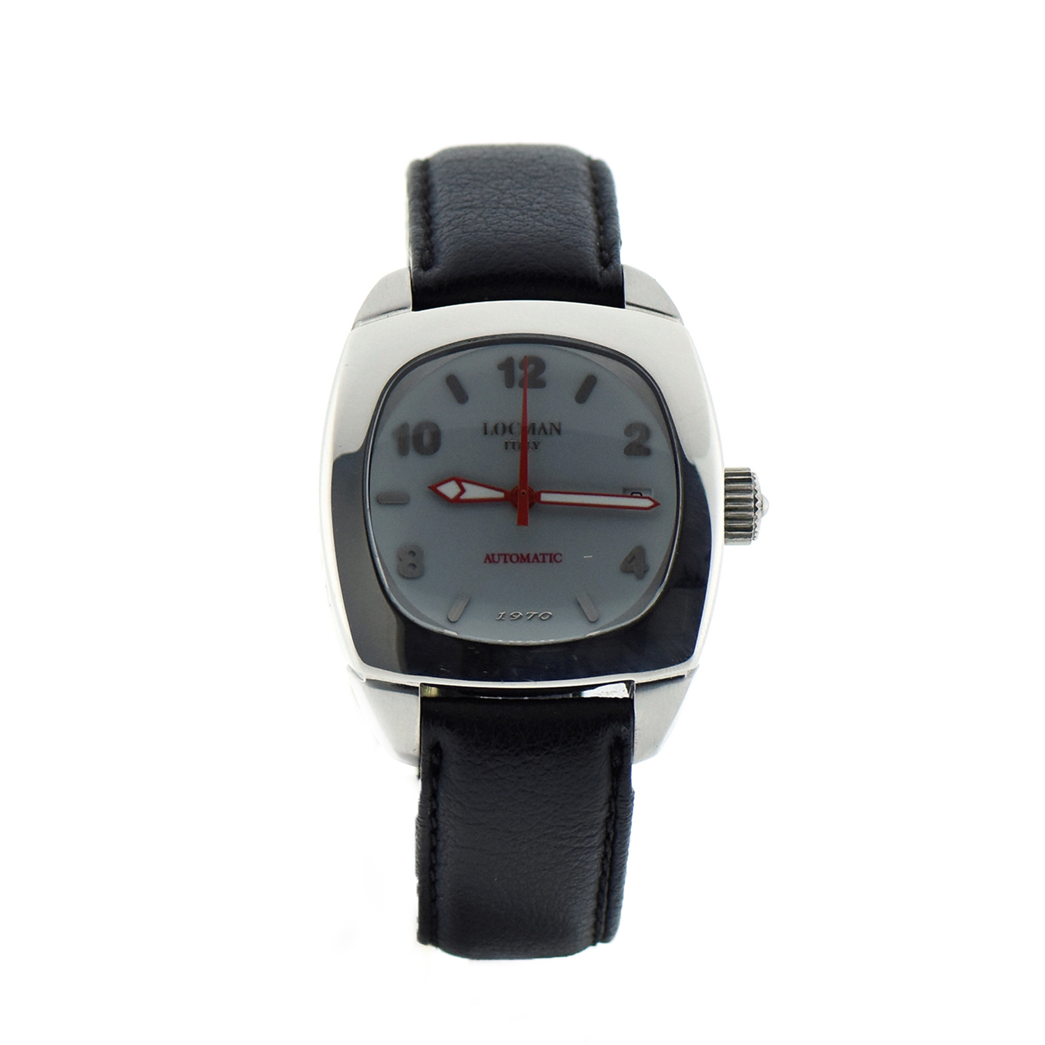 orologio locman automatico cassa acciaio datario cinturino pelle gioielleria cipolla gioielli gioielleria palermo Orologio Locman automatico cassa acciaio datario cinturino pelle Gioielleria Cipolla Gioielli