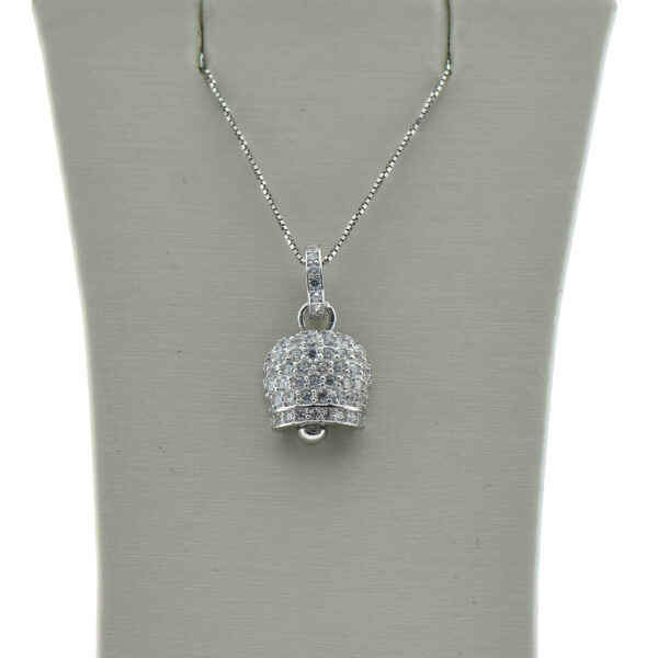 pendente corona in argento 925 e zirconi completo di girocollo gioielleria cipolla palermo gioielleria palermo Pendente corona in argento 925 e zirconi completo di girocollo Gioielleria Cipolla Palermo