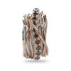 13 Wire Screwdriver 9kt Rose Gold, 925 Silver and 1.00ct Brown Diamonds