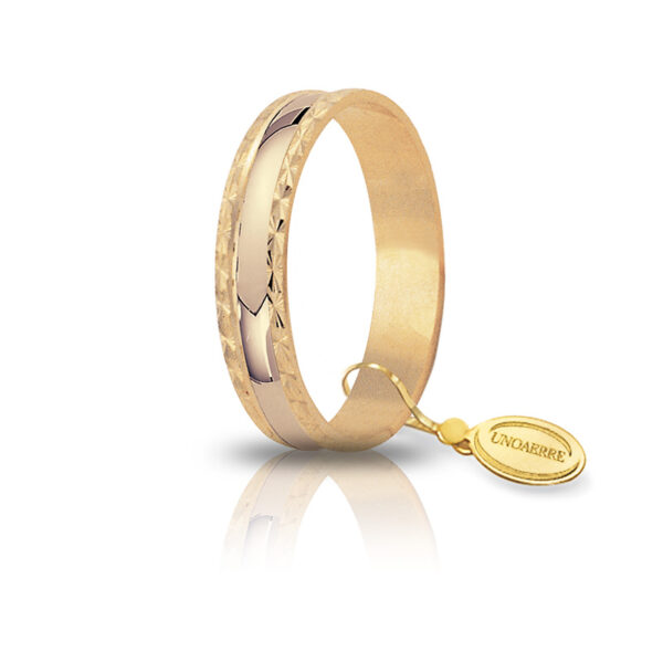 fedina unoaerre oro giallo 3 gioielleria palermo Fedina UnoAerre yellow gold AF 235 col.03