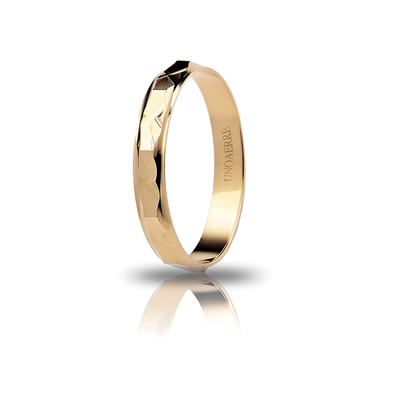 Fedina UnoAerre GENZIANA oro giallo art. AF293 col.03