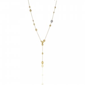 Girocollo Chimento oro bicolore e diamanti 1G01441B12500