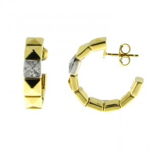orecchini chimento oro bicolore e diamanti 3 1 gioielleria palermo Orecchini-Chimento-oro-bicolore-e-diamanti