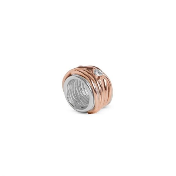 pendente filodellavita in oro argento e diamanti gioielleria palermo Silver Gold And Diamonds Screwdriver Pendant