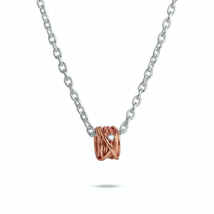 Pendente Filodellavita in oro e diamanti Pendente Filodellavita in oro e diamanti