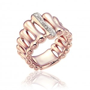 anello chimento oro bicolore e diamanti 5 gioielleria palermo Anello-Chimento-oro-bicolore-e-diamanti