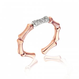 anello chimento oro bicolore e diamanti 7 gioielleria palermo Anello-Chimento-oro-bicolore-e-diamanti