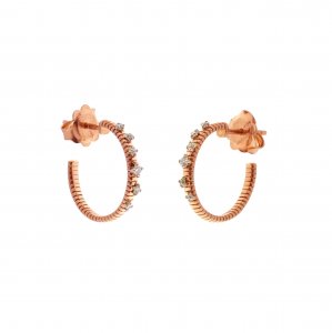 orecchini chimento oro bicolore e diamanti 14 gioielleria palermo orecchini-chimento-oro-bicolore-e-diamanti