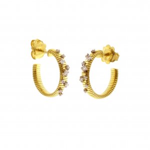 orecchini chimento oro bicolore e diamanti 16 1 gioielleria palermo orecchini-chimento-oro-bicolore-e-diamanti