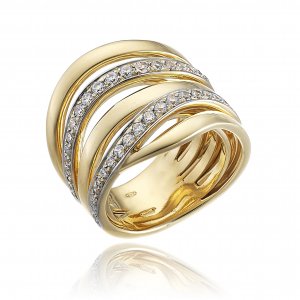 anello chimento oro giallo e diamanti 4 3 gioielleria palermo anello-chimento-oro-giallo-e-diamanti