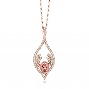 Chimento gold and diamond chain pendant 1G10012B16450