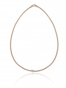bracciale chimento oro bicolore e diamanti 46 13 gioielleria palermo Girocollo -chimento-oro-bicolore-e-diamanti