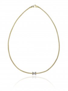 girocollo chimento oro bicolore e diamanti 19 11 gioielleria palermo girocollo-chimento-oro-bicolore-e-diamanti