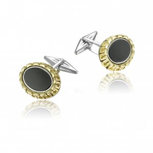 polsini chimento oro bicolore gioielleria palermo Two-tone gold Chimento cuffs 1T01700ZZ2000