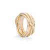 ANELLO FILODELLAVITA LEDA COLLECTION 7 FILI IN ORO GIALLO 18KT E DIAMANTI BIANCHI