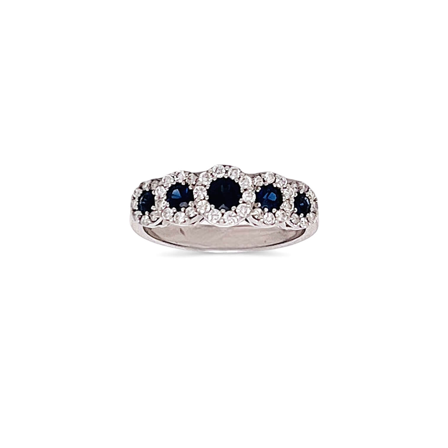 Anello oro zaffiro e diamanti BELLE EPOQUE art. AN1316