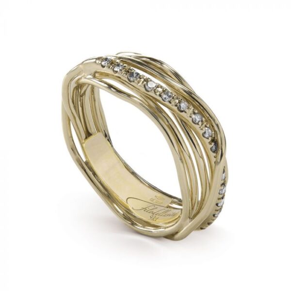 anello filodellavita classic 7 fili in oro giallo 9kt e diamanti bianchi2 gioielleria palermo anello-filodellavita-classic-7-fili-in-oro-giallo-9kt-e-diamanti-bianchi