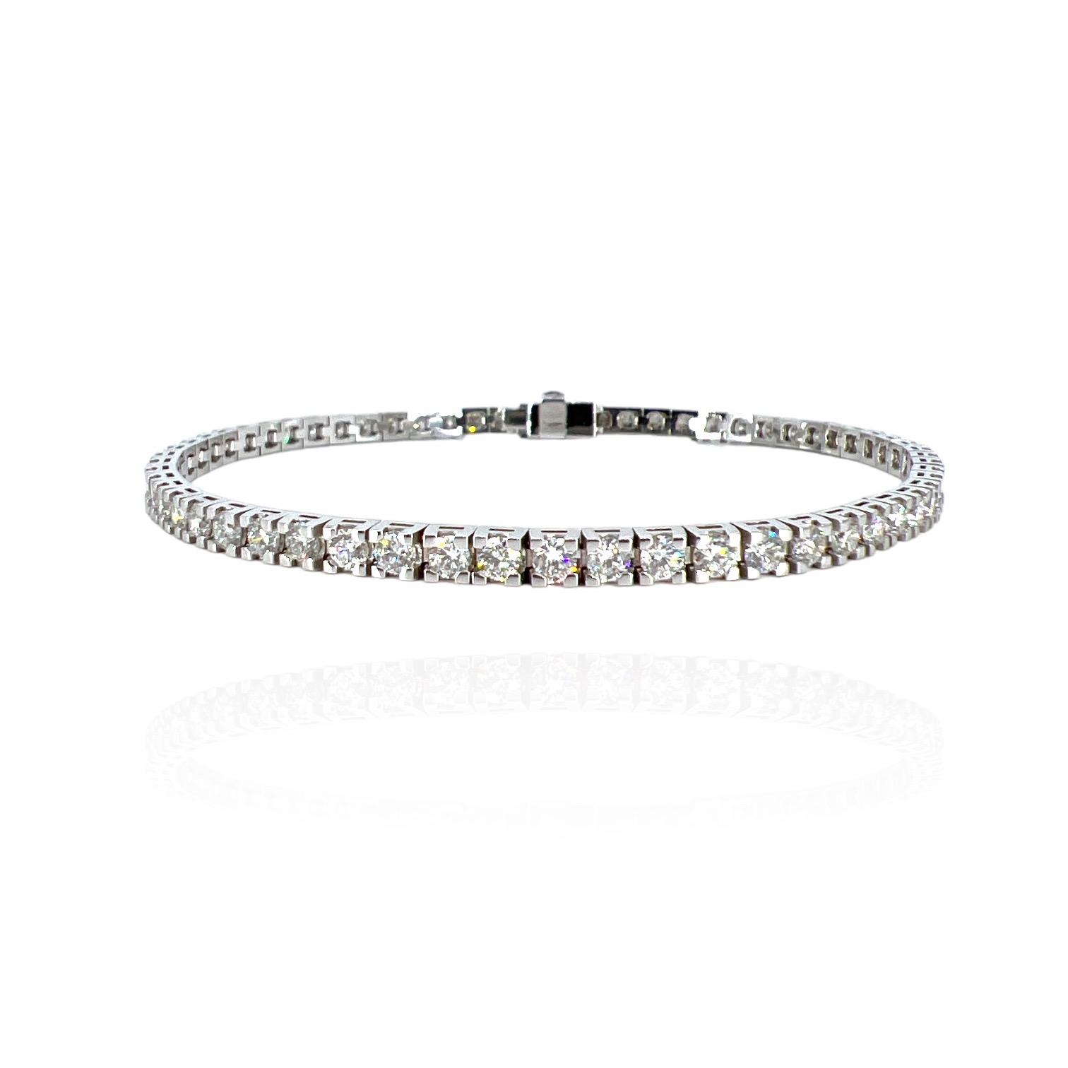 Bracciale tennis di diamanti oro DESIDERIO art. BR105
