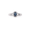 GOLD RING - SAPPHIRE AND DIAMONDS COD. ART. AN561