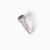 GOLD RING - SAPPHIRE AND DIAMONDS COD. ART. AN561