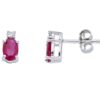Orecchini rubini Oro e Diamanti GEMME Art. CIP121806
