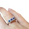 Anello zaffiri e diamanti BELLE EPOQUE art. AN932