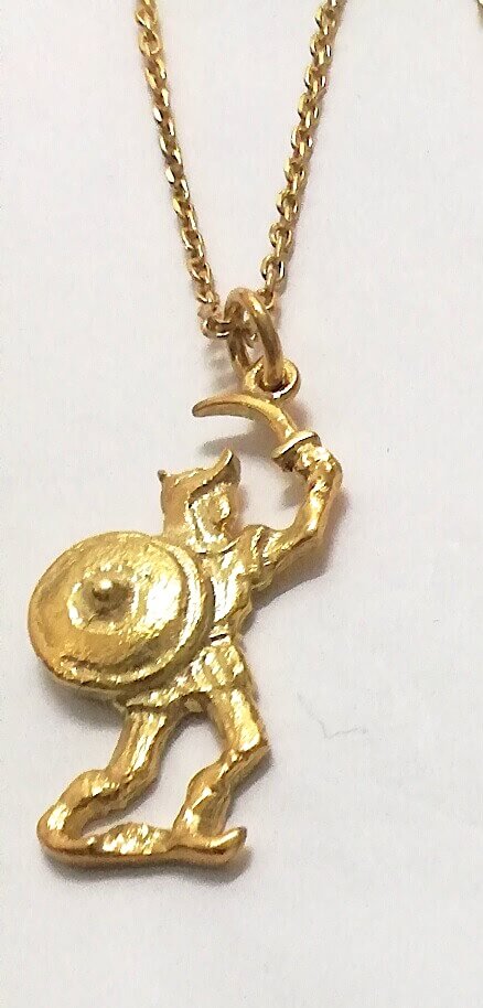 Sicily Line Pendant Necklace