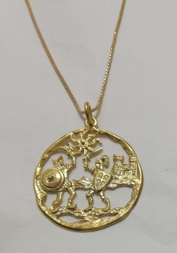 27 gioielleria palermo Necklace with pendant in Sicily Line ART.027