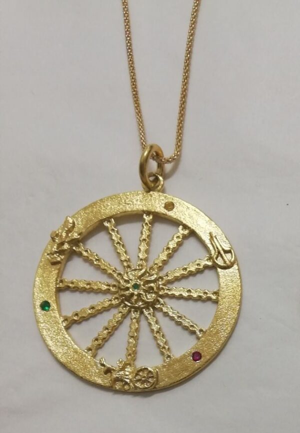 28 gioielleria palermo Necklace with pendant in Sicily Line ART.028