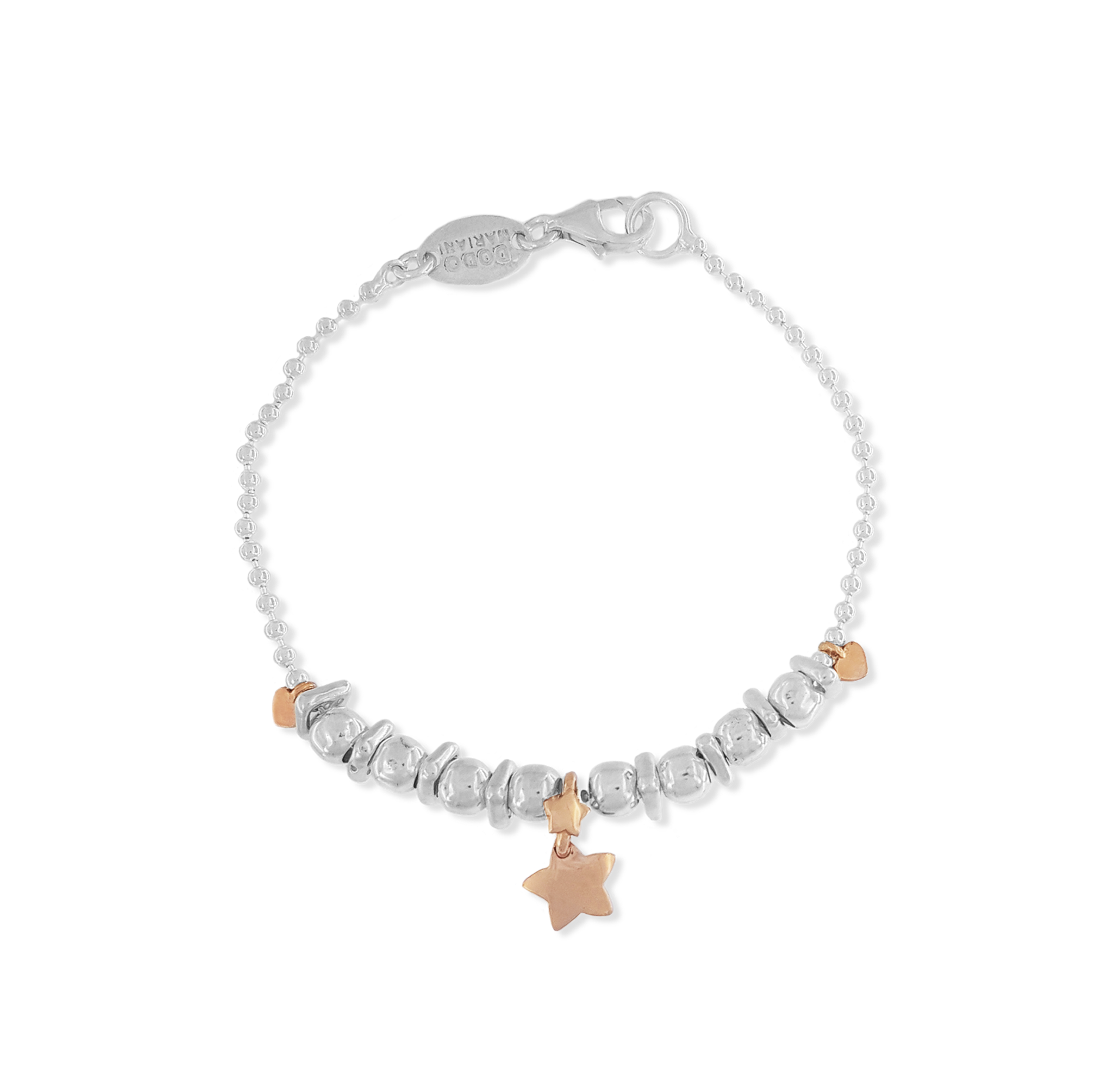 bracciale pallini triangoli bubble e stopper in au 9kt con stella media in au 9kt gioielleria palermo bracciale-pallini-triangoli-bubble-e-stopper-in-au-9kt-con-stella-media-in-au-9kt