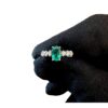 Anello smeraldo oro bianco GEMME art. AN1065
