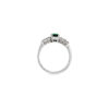 Anello smeraldo oro bianco GEMME art. AN1065